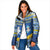 Ukraine Christmas Padded Jacket Ded Moroz And Snegurochka - Wonder Print Shop