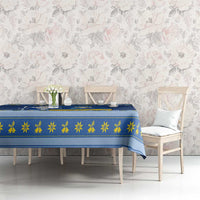 Ukraine Christmas Tablecloth Ded Moroz And Snegurochka - Wonder Print Shop