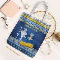 Ukraine Christmas Tote Bag Ded Moroz And Snegurochka - Wonder Print Shop