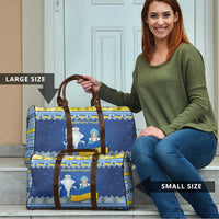 Ukraine Christmas Travel Bag Ded Moroz And Snegurochka - Wonder Print Shop