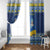 Ukraine Christmas Window Curtain Ded Moroz And Snegurochka - Wonder Print Shop