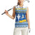 Ukraine Christmas Women Sleeveless Polo Shirt Ded Moroz And Snegurochka - Wonder Print Shop
