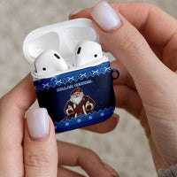 Scotland Christmas AirPods Case Scottish Santa Claus - Wonder Print Shop