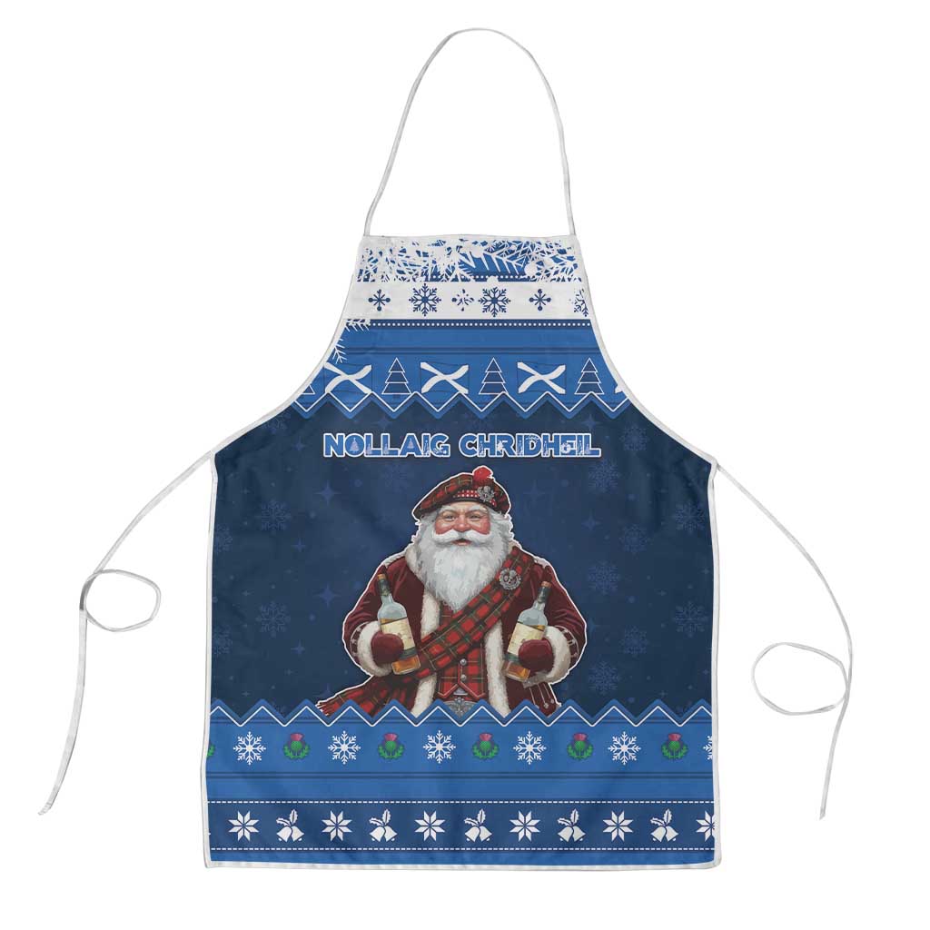 Scotland Christmas Apron Scottish Santa Claus - Wonder Print Shop