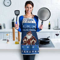 Scotland Christmas Apron Scottish Santa Claus - Wonder Print Shop