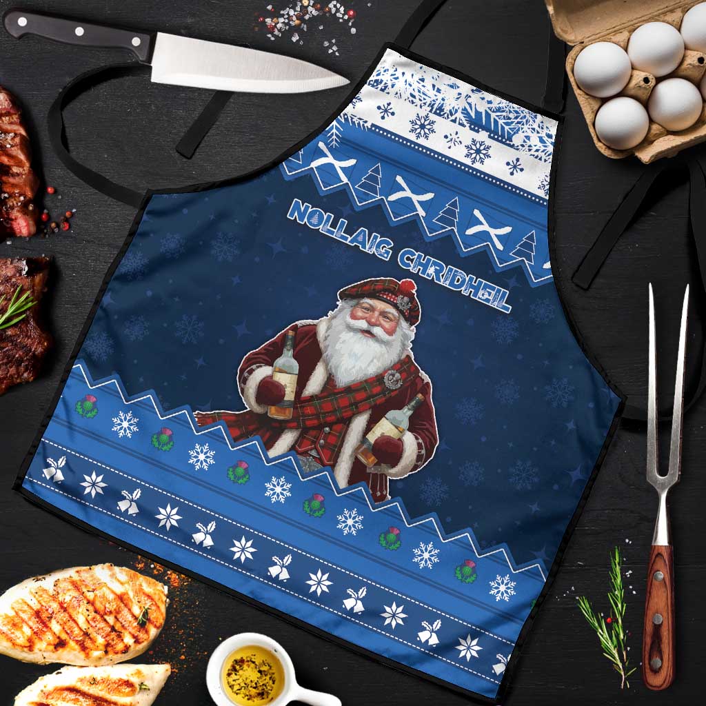 Scotland Christmas Apron Scottish Santa Claus - Wonder Print Shop