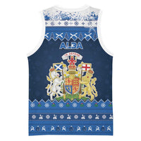 Scotland Christmas Basketball Jersey Scottish Santa Claus - Wonder Print Shop