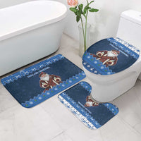 Scotland Christmas Bathroom Set Scottish Santa Claus - Wonder Print Shop