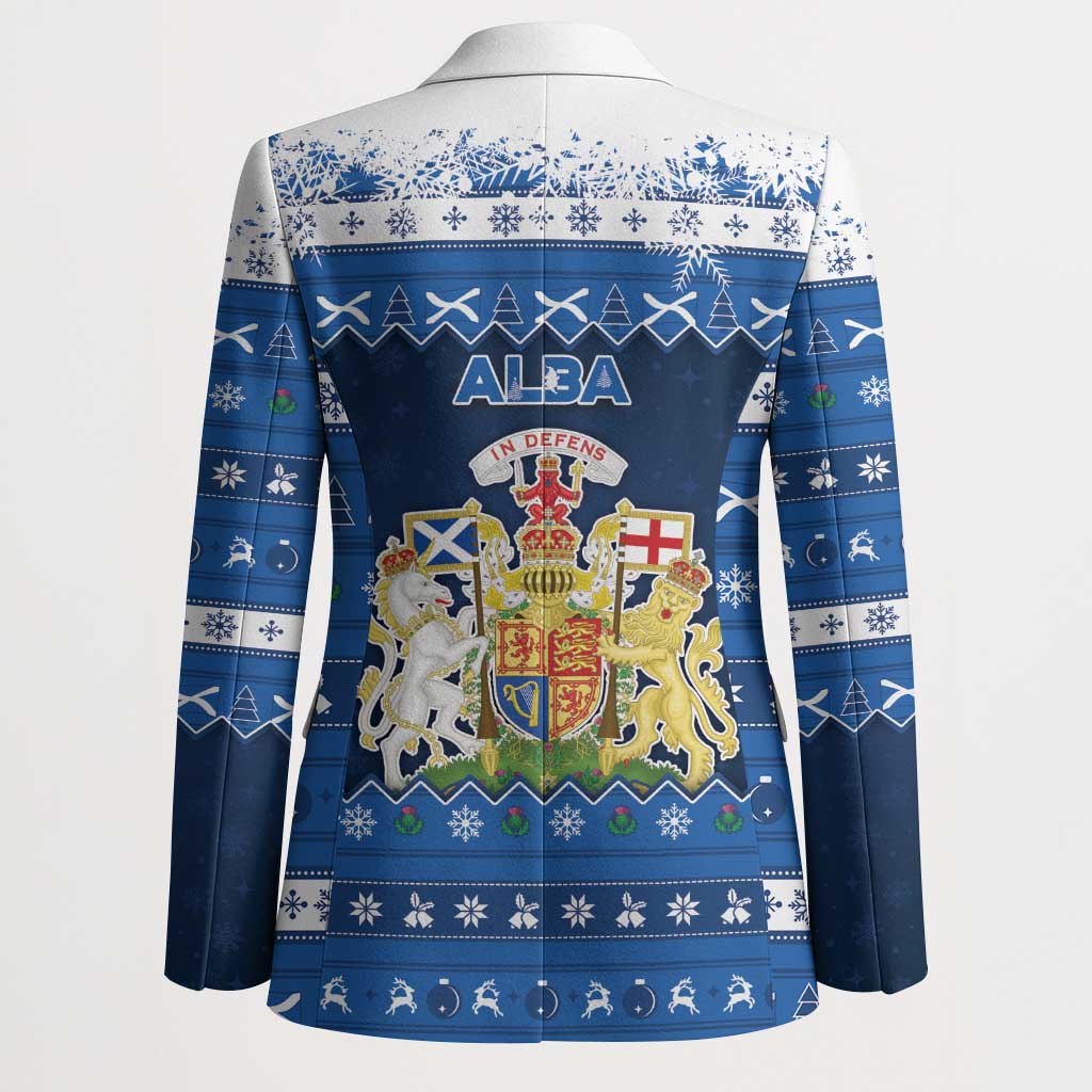 Scotland Christmas Blazer Scottish Santa Claus - Wonder Print Shop