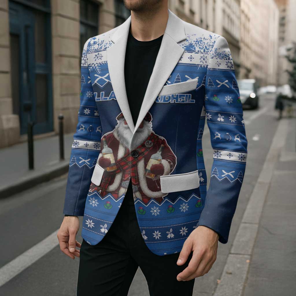 Scotland Christmas Blazer Scottish Santa Claus - Wonder Print Shop