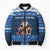 Scotland Christmas Bomber Puffer Jacket Scottish Santa Claus - Wonder Print Shop