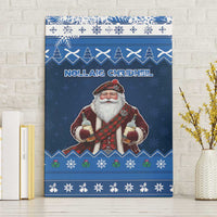 Scotland Christmas Canvas Wall Art Scottish Santa Claus - Wonder Print Shop