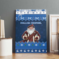 Scotland Christmas Canvas Wall Art Scottish Santa Claus - Wonder Print Shop