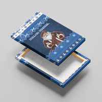 Scotland Christmas Canvas Wall Art Scottish Santa Claus - Wonder Print Shop