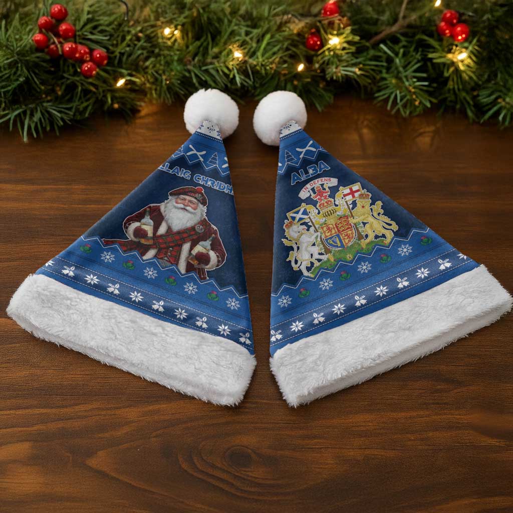 Scotland Christmas Santa Hat Scottish Santa Claus - Wonder Print Shop