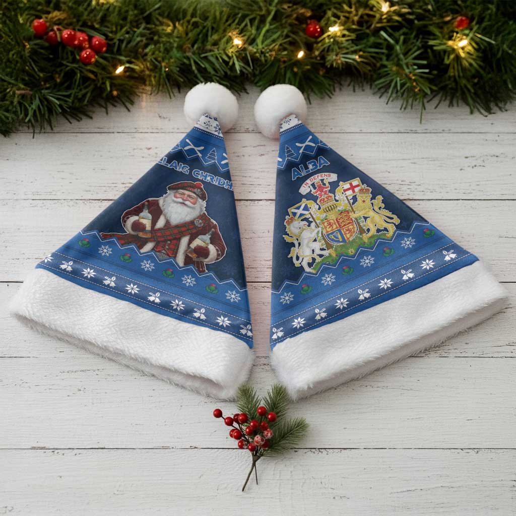 Scotland Christmas Santa Hat Scottish Santa Claus - Wonder Print Shop