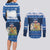 Scotland Christmas Couples Matching Long Sleeve Bodycon Dress and Long Sleeve Button Shirt Scottish Santa Claus - Wonder Print Shop