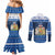 Scotland Christmas Couples Matching Mermaid Dress and Long Sleeve Button Shirt Scottish Santa Claus - Wonder Print Shop