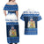 Scotland Christmas Couples Matching Off Shoulder Maxi Dress and Hawaiian Shirt Scottish Santa Claus - Wonder Print Shop