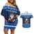 Scotland Christmas Couples Matching Off Shoulder Short Dress and Hawaiian Shirt Scottish Santa Claus - Wonder Print Shop