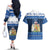 Scotland Christmas Couples Matching Off The Shoulder Long Sleeve Dress and Hawaiian Shirt Scottish Santa Claus - Wonder Print Shop