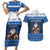 Scotland Christmas Couples Matching Short Sleeve Bodycon Dress and Hawaiian Shirt Scottish Santa Claus - Wonder Print Shop