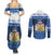 Scotland Christmas Couples Matching Summer Maxi Dress and Long Sleeve Button Shirt Scottish Santa Claus - Wonder Print Shop