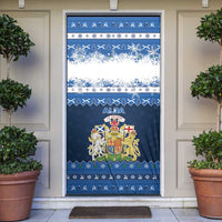 Scotland Christmas Door Cover Scottish Santa Claus - Wonder Print Shop