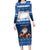 Scotland Christmas Family Matching Long Sleeve Bodycon Dress and Hawaiian Shirt Scottish Santa Claus - Wonder Print Shop