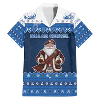 Scotland Christmas Family Matching Mermaid Dress and Hawaiian Shirt Scottish Santa Claus - Wonder Print Shop