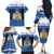 Scotland Christmas Family Matching Off The Shoulder Long Sleeve Dress and Hawaiian Shirt Scottish Santa Claus - Wonder Print Shop