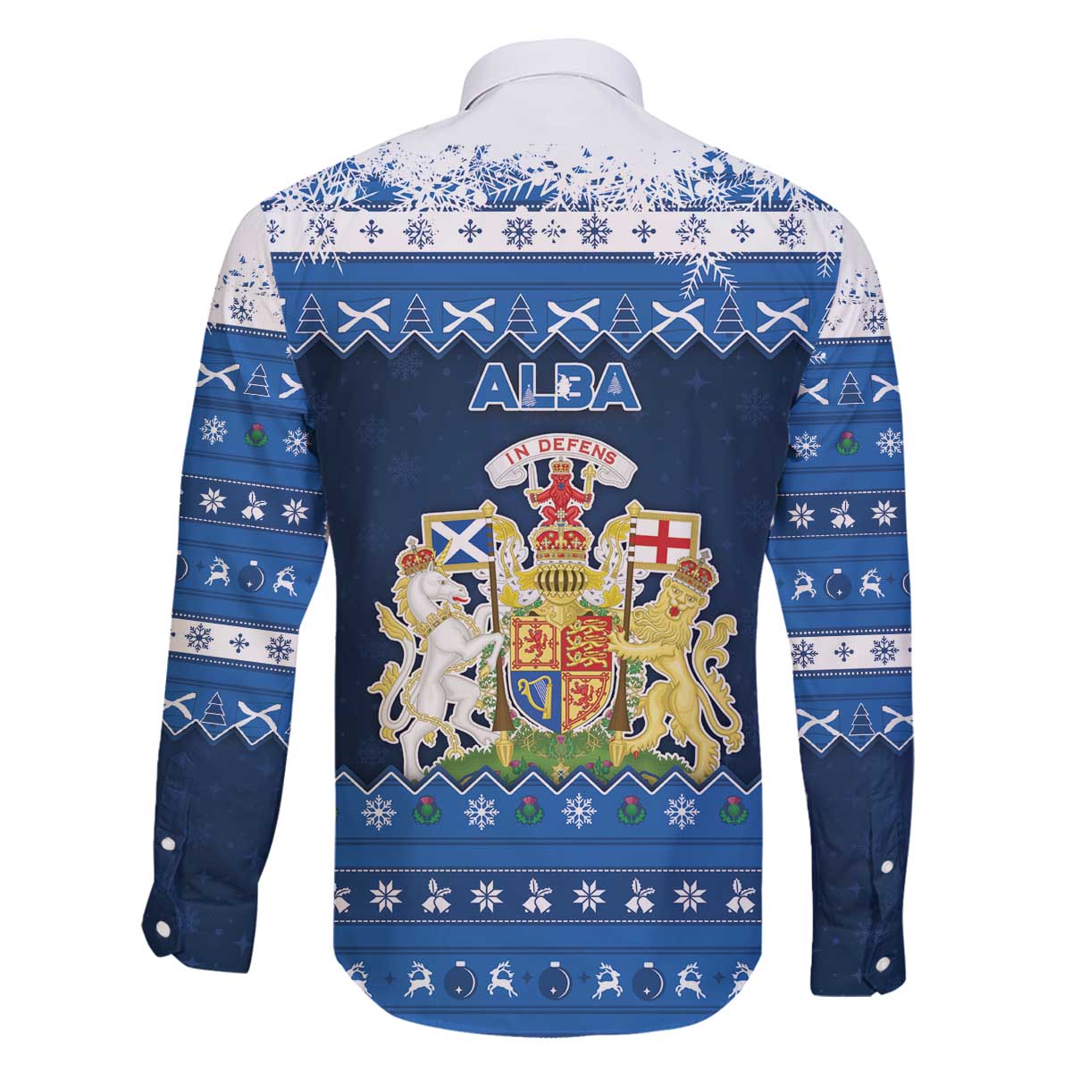Scotland Christmas Family Matching Off The Shoulder Long Sleeve Dress and Hawaiian Shirt Scottish Santa Claus - Wonder Print Shop
