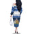Scotland Christmas Family Matching Off The Shoulder Long Sleeve Dress and Hawaiian Shirt Scottish Santa Claus - Wonder Print Shop