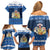 Scotland Christmas Family Matching Off Shoulder Short Dress and Hawaiian Shirt Scottish Santa Claus - Wonder Print Shop