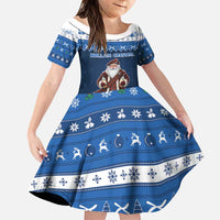 Scotland Christmas Family Matching Puletasi and Hawaiian Shirt Scottish Santa Claus - Wonder Print Shop