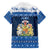 Scotland Christmas Family Matching Short Sleeve Bodycon Dress and Hawaiian Shirt Scottish Santa Claus - Wonder Print Shop