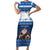 Scotland Christmas Family Matching Short Sleeve Bodycon Dress and Hawaiian Shirt Scottish Santa Claus - Wonder Print Shop