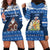 Scotland Christmas Hoodie Dress Scottish Santa Claus - Wonder Print Shop
