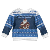 Scotland Christmas Kid Ugly Christmas Sweater Scottish Santa Claus - Wonder Print Shop