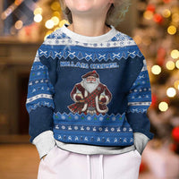 Scotland Christmas Kid Ugly Christmas Sweater Scottish Santa Claus - Wonder Print Shop