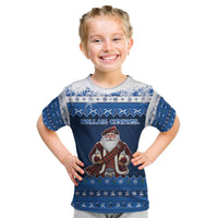 Scotland Christmas Kid T Shirt Scottish Santa Claus - Wonder Print Shop