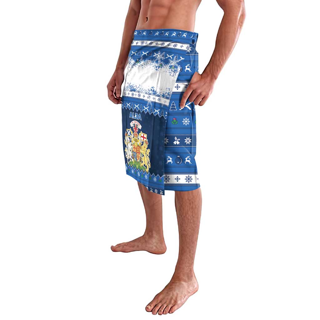 Scotland Christmas Lavalava Scottish Santa Claus - Wonder Print Shop