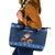 Scotland Christmas Leather Tote Bag Scottish Santa Claus - Wonder Print Shop