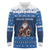 Scotland Christmas Long Sleeve Polo Shirt Scottish Santa Claus - Wonder Print Shop