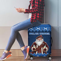 Scotland Christmas Luggage Cover Scottish Santa Claus - Wonder Print Shop