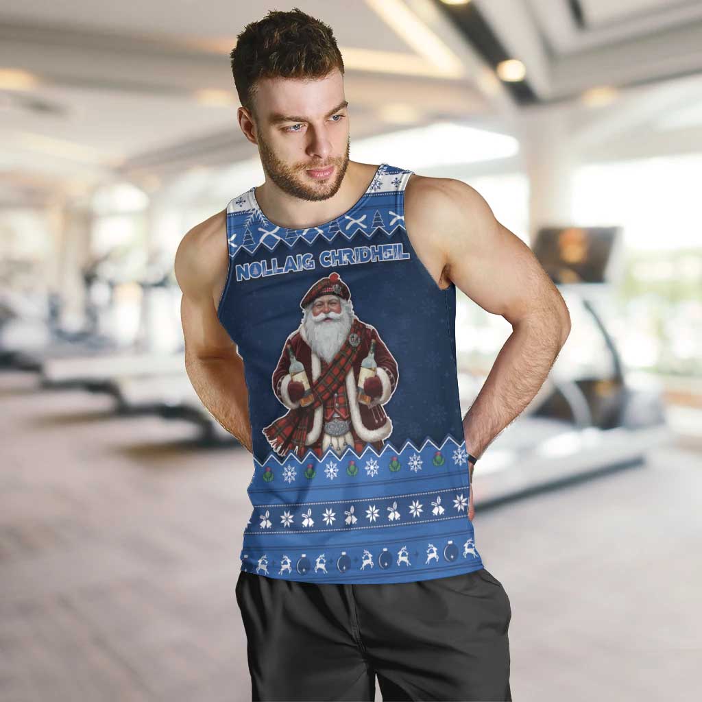 Scotland Christmas Men Tank Top Scottish Santa Claus - Wonder Print Shop