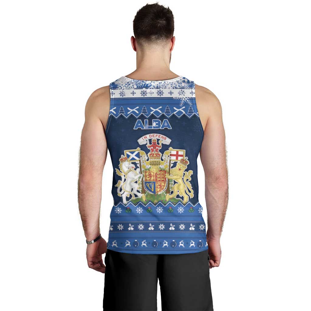 Scotland Christmas Men Tank Top Scottish Santa Claus - Wonder Print Shop
