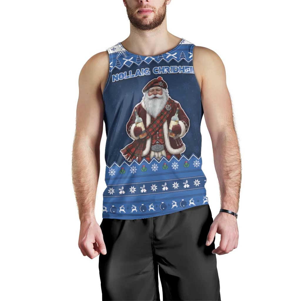 Scotland Christmas Men Tank Top Scottish Santa Claus - Wonder Print Shop