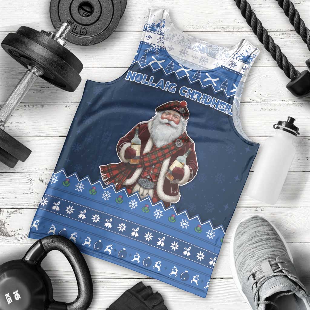 Scotland Christmas Men Tank Top Scottish Santa Claus - Wonder Print Shop