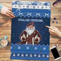 Scotland Christmas Puzzle Scottish Santa Claus - Wonder Print Shop